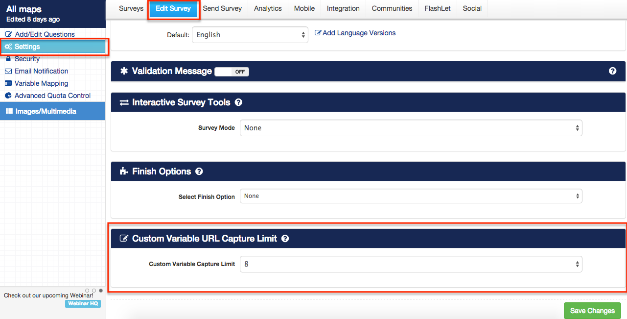 Survey Software Help Image