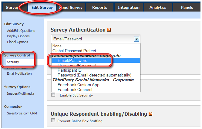 Survey Software Help Image